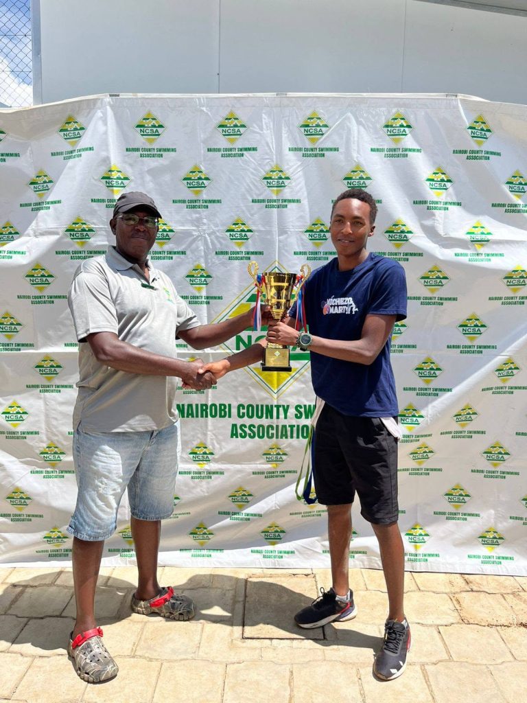 An award presentation